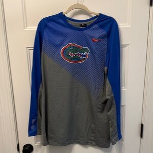Nike Univ. of Florida Gators dri fit sz L long-sleeve shirt like new worn twice